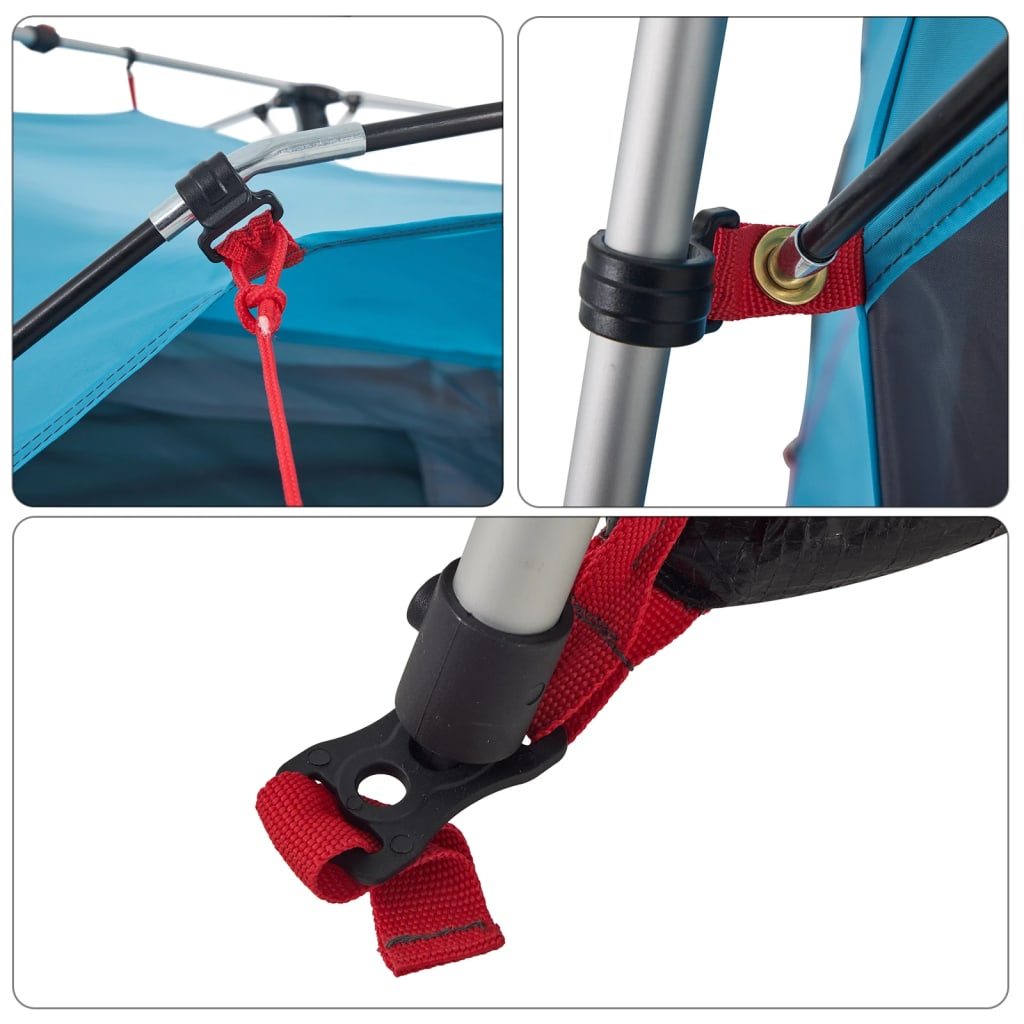 4-personers campingtelt quick-release - blå, 1, x, x - number 11.