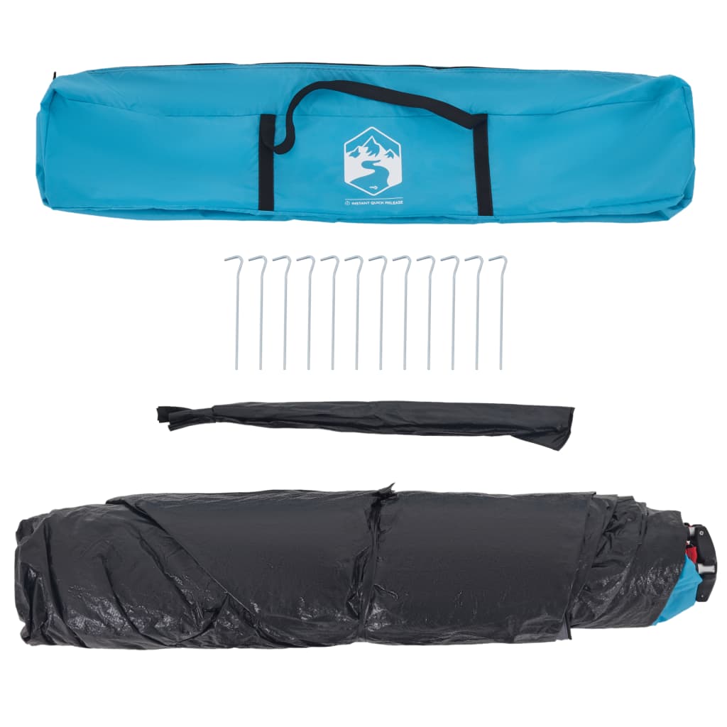 4-personers campingtelt quick-release - blå, 1, x, x - number 10.