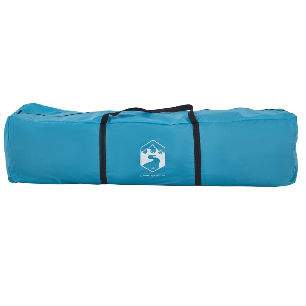 9-persoons familietent met luifel snelspanner - blauw, 1 - number 9.