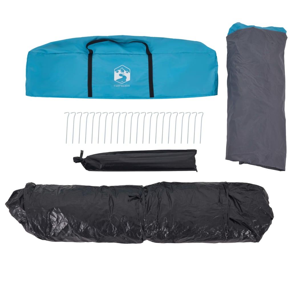 9-persoons familietent met luifel snelspanner - blauw, 1 - number 10.