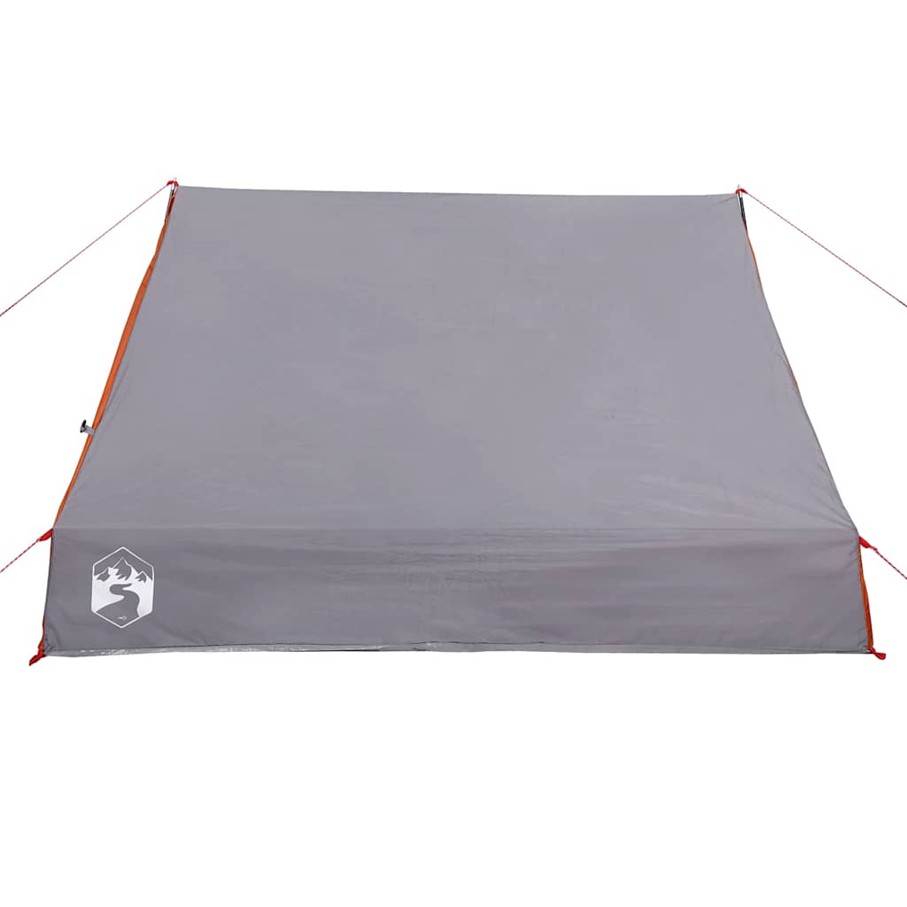 2-personers campingtelt a-stel vandtæt grå - grå og orange, 1, x, x - number 9.