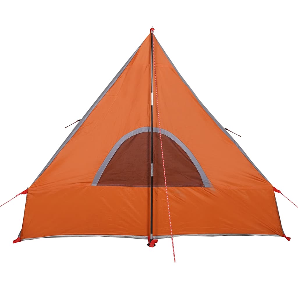 2-personers campingtelt a-stel vandtæt grå - grå og orange, 1, x, x - number 10.