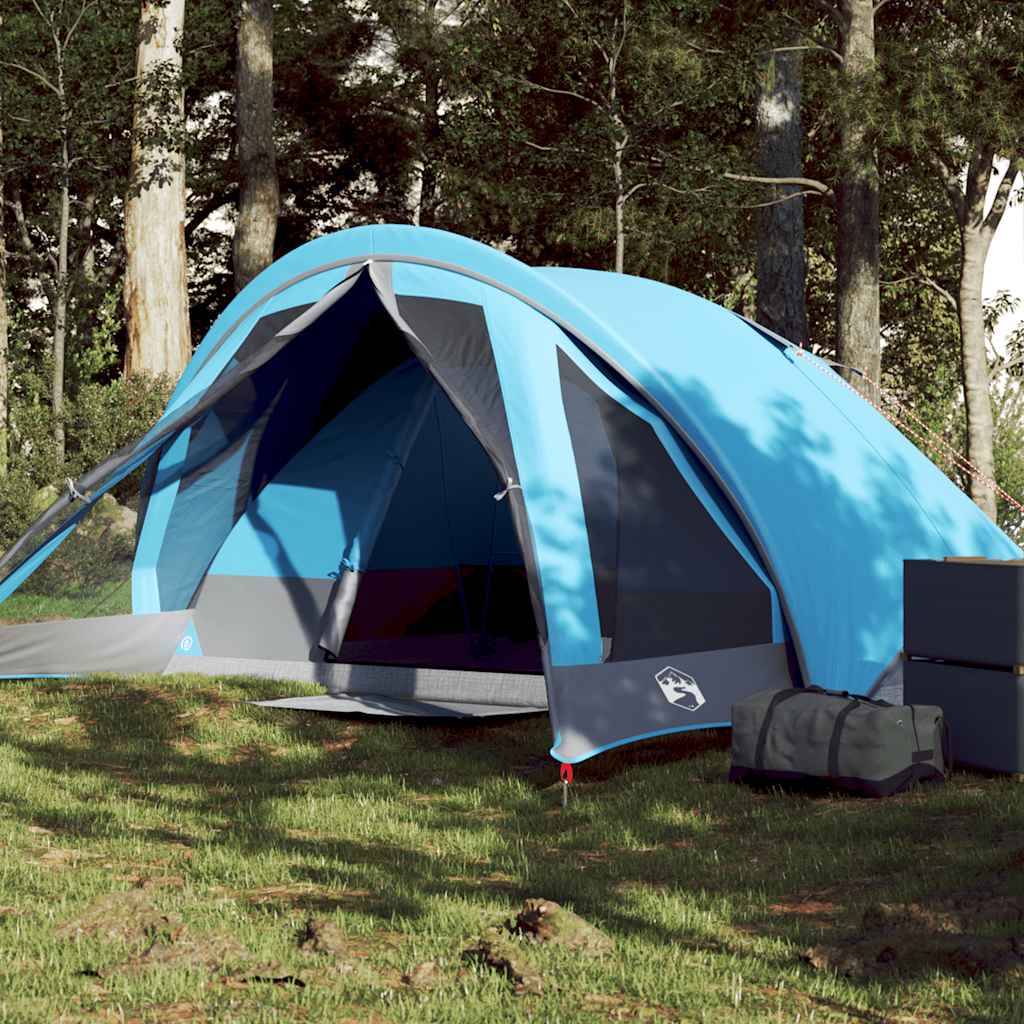 Campingtelt vandtæt - blå, 4-personers, 1, x - number 1.