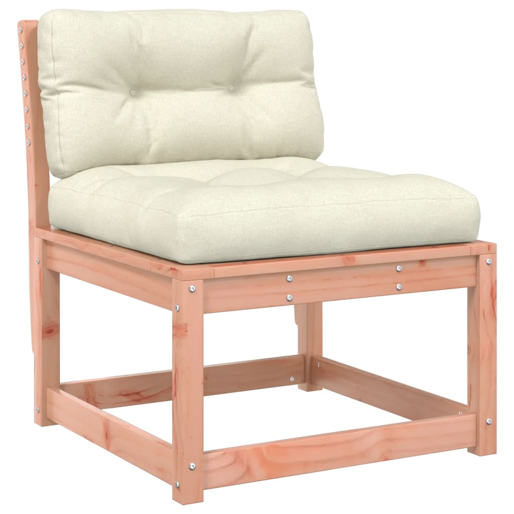 Moduli kauča za vrt 2 kom. s čvrstim jastucima od duglazije - number 5.