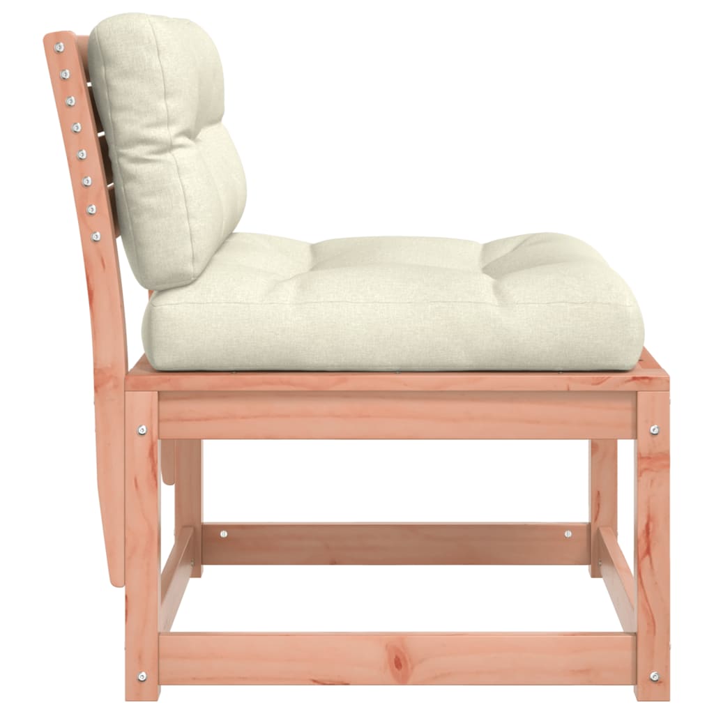 Moduli kauča za vrt 2 kom. s čvrstim jastucima od duglazije - number 7.