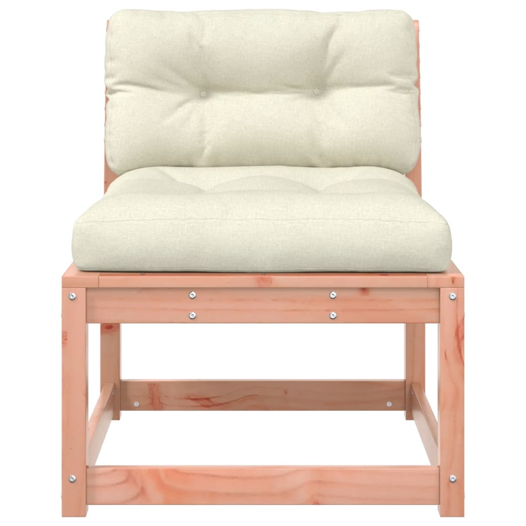 Moduli kauča za vrt 2 kom. s čvrstim jastucima od duglazije - number 6.