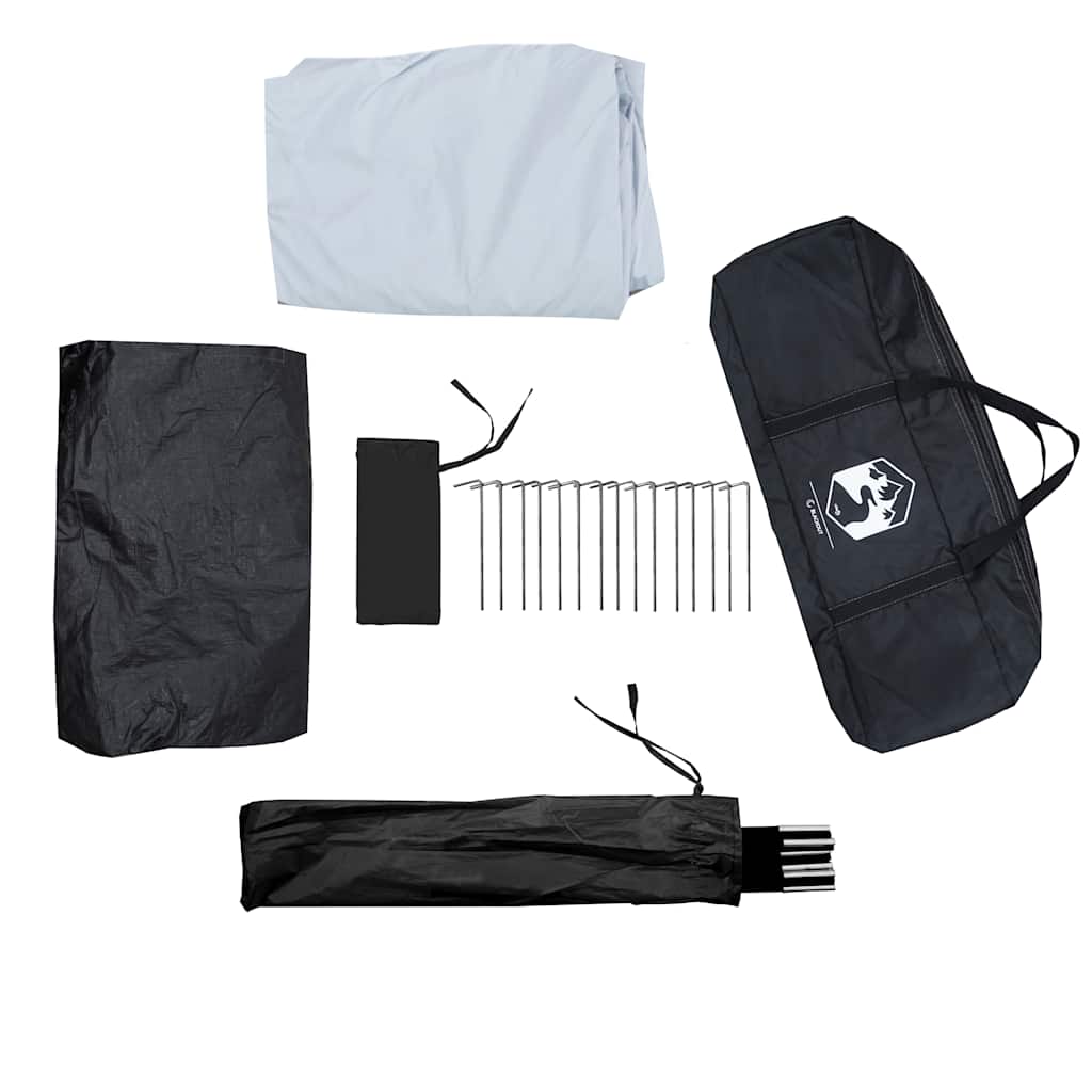 6-personers campingtelt vandtæt mørklægningsstof hvid - hvid mørklægning, 270 x 210 x 145 cm, 1, x - number 12.