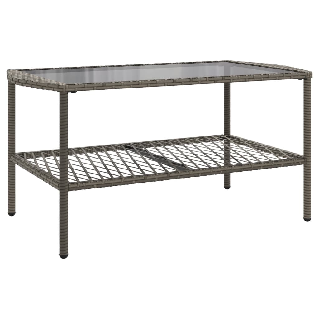 Vrtna garnitura 4 dijela s jastucima poliratan siva - siva i tamno siva, 1 - number 6.