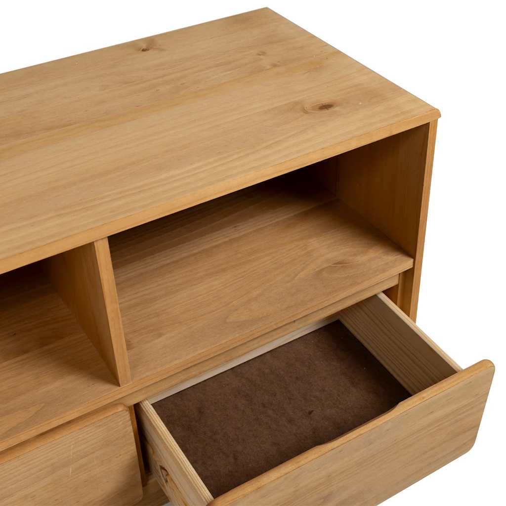 Tv-bord sauda 99x43x55 cm hel furu eikefarget - number 7.