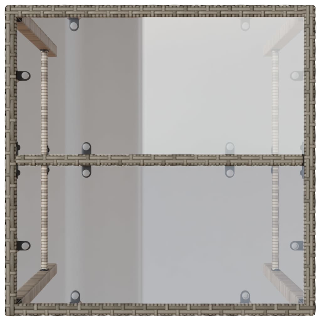 Barbord for hagen polyrattan - grå, 70 x 70 x 110 cm, 1 - number 8.