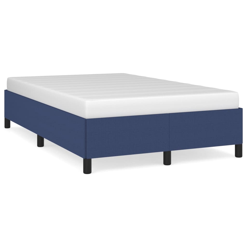 Bed frame without mattress fabric - blue, 120 x 190 cm, 35 cm - number 2.