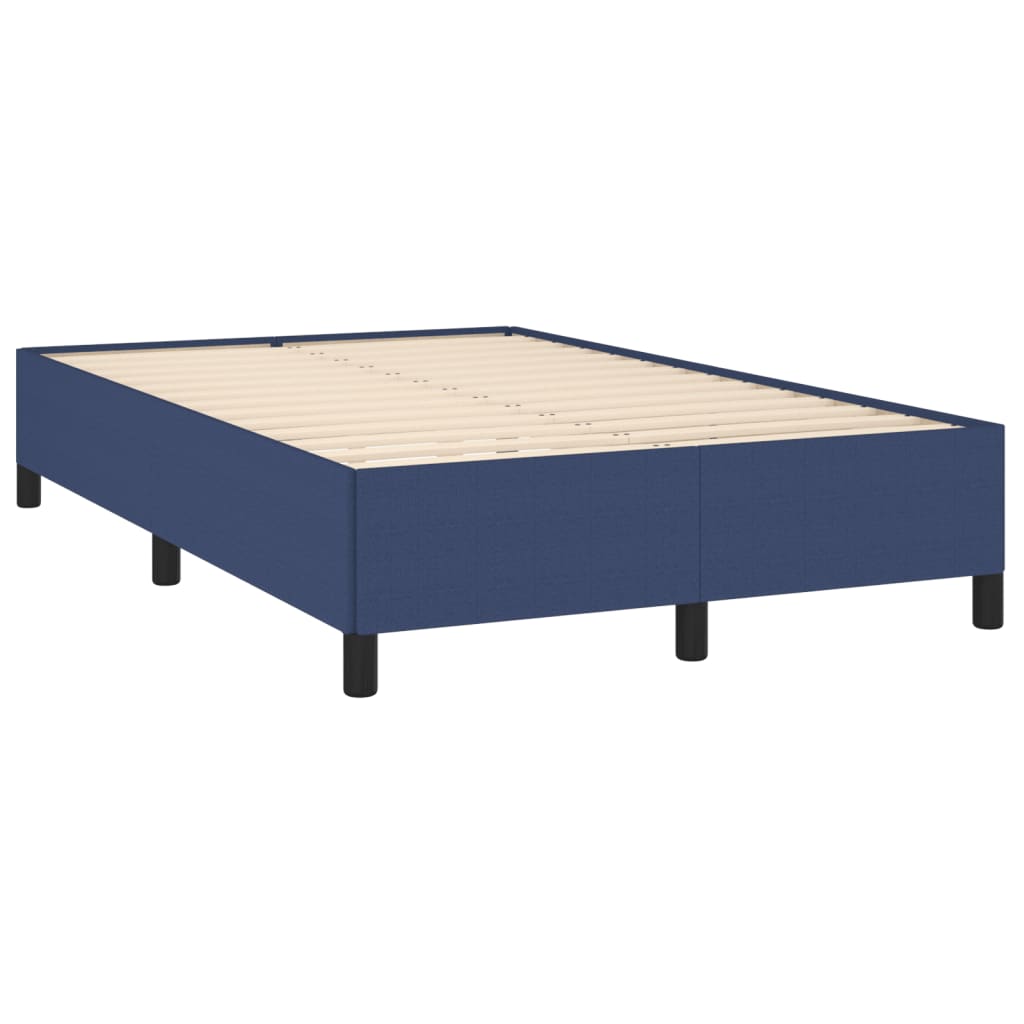 Bed frame without mattress fabric - blue, 120 x 190 cm, 35 cm - number 3.