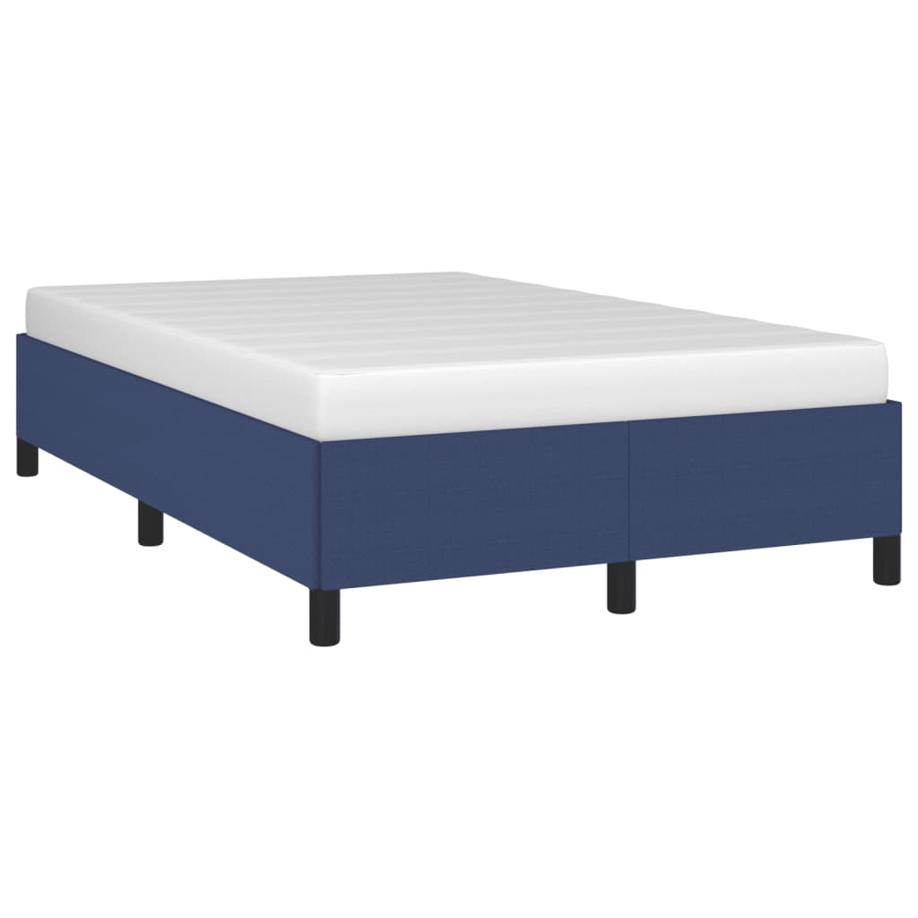 Bed frame without mattress fabric - blue, 120 x 190 cm, 35 cm - number 4.