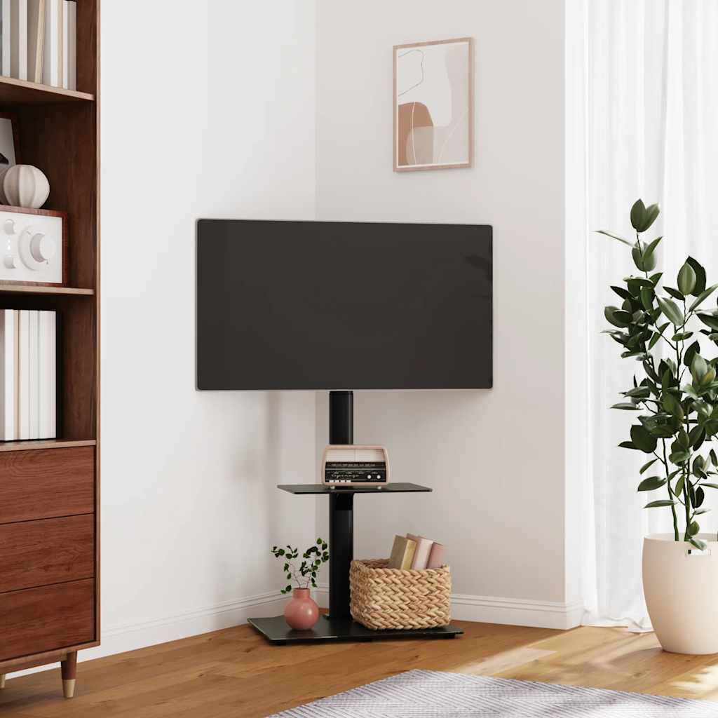 Tv stalak za kut 2 police za 32"-65" crni - number 1.