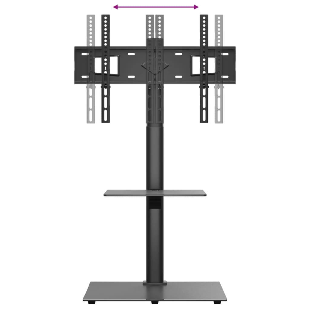 Tv stalak za kut 2 police za 32"-65" crni - number 7.