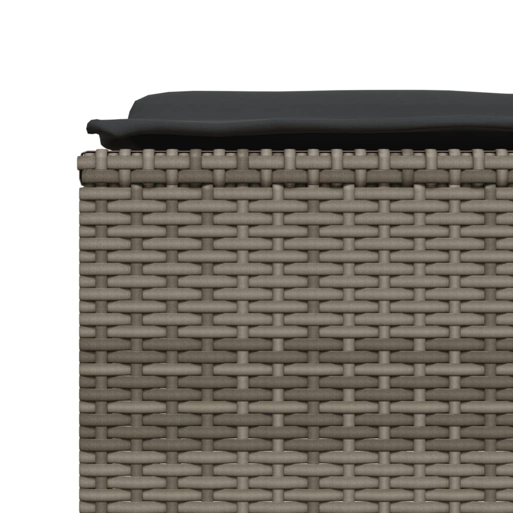 Haveskamler stk. med hynder polyrattan - grå, 1 - number 6.
