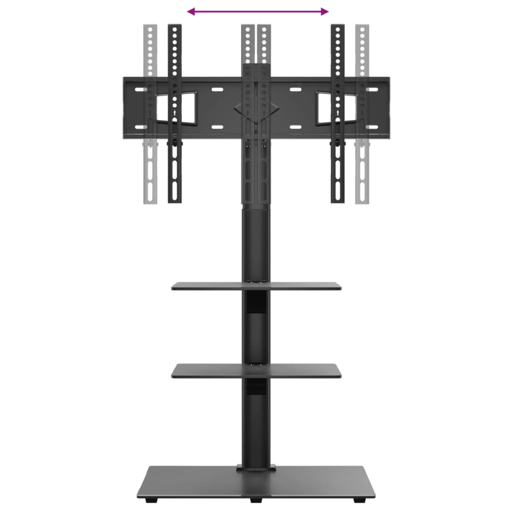 Tv stalak za kut 3 police za 32"-65" crni - number 7.