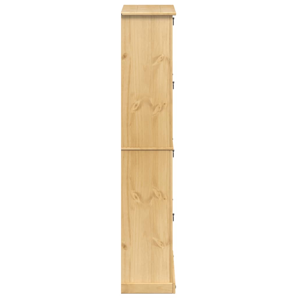 Shoe cabinet corona 99x32x163.5 cm solid pine - number 5.
