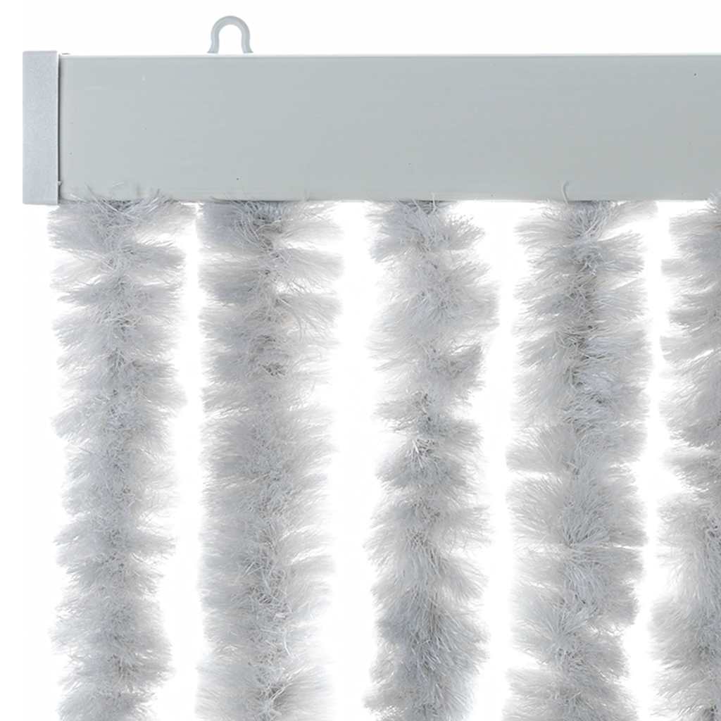 Curtain de mouche chenille - gray, 56 x 185 cm - number 4.