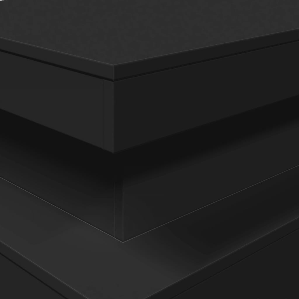 Stol za kavu s led svjetlom 90x50x40 cm - crno, 1, 90 cm - number 10.