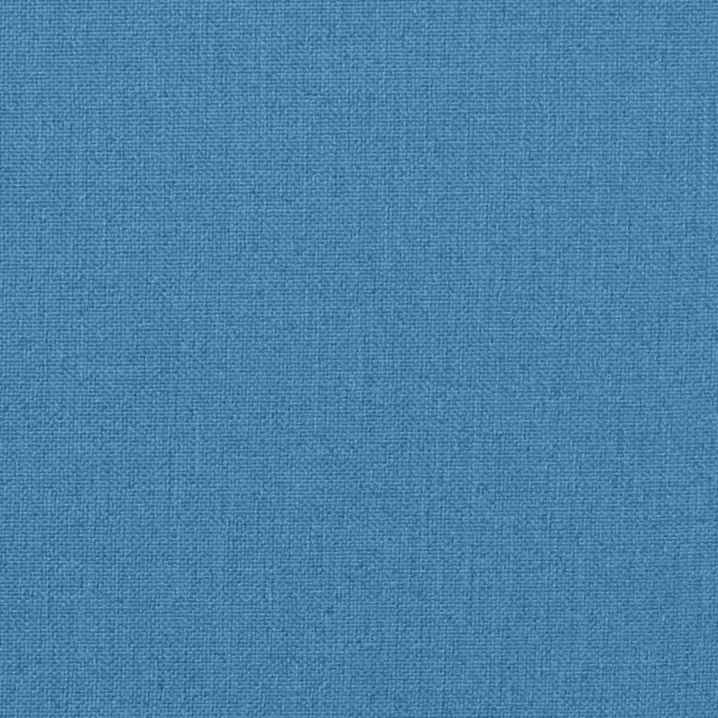 Stolehynder med lav ryg stk. stof blå - meleret blå, 100 x 50 x 7 cm, 2 - number 10.