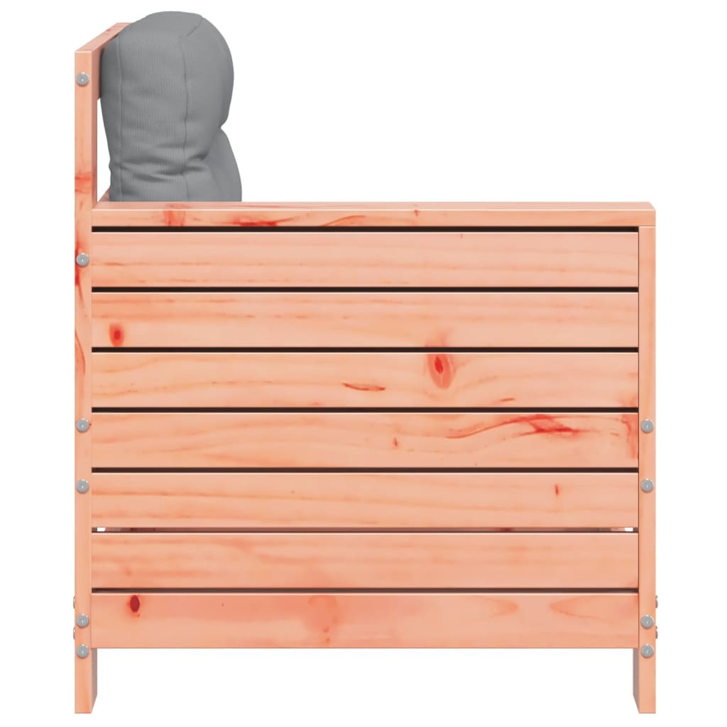 Moduł sofy do ogrodu z poduszką z litego drewna jodły douglasa - number 5.