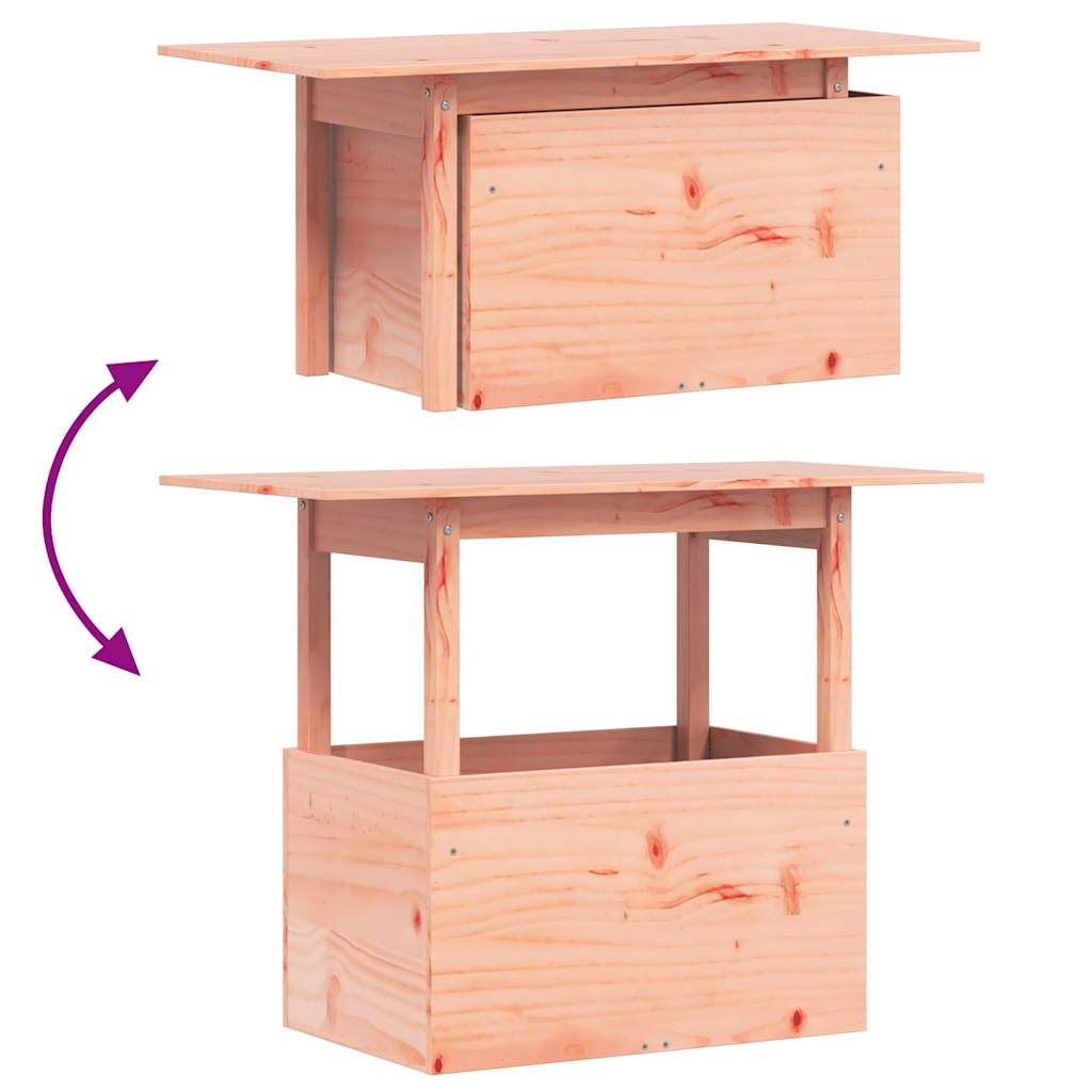 Havebord 100x50x75 cm massivt douglasgran - number 8.