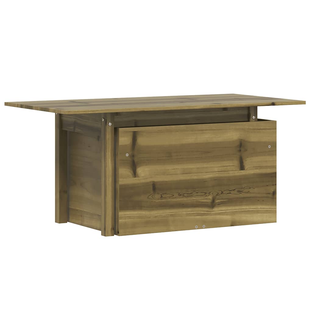 Hagebord 100x50x75 cm impregnert furu - number 2.