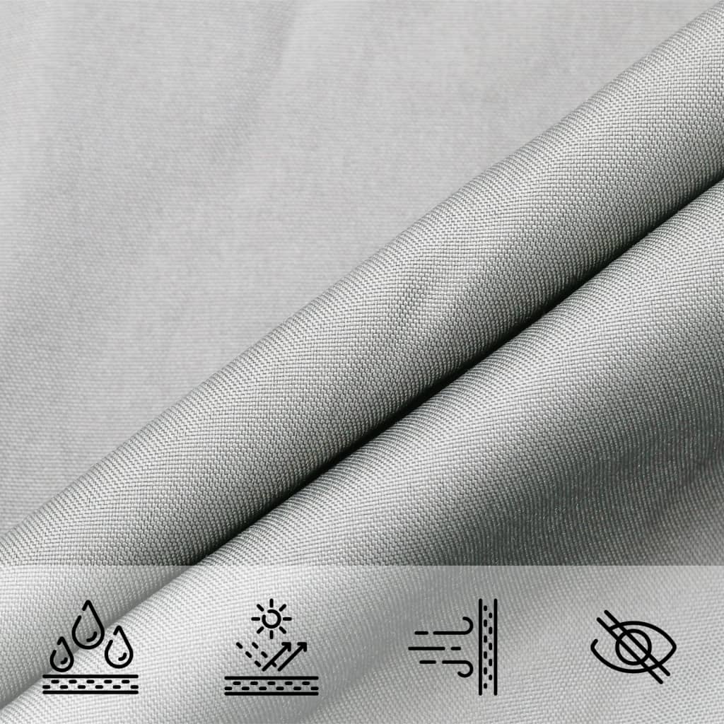 Sun sail 3x2 m 100% polyester fabric - sand-coloured, 2.5 x 4.5 m, 1 - number 8.