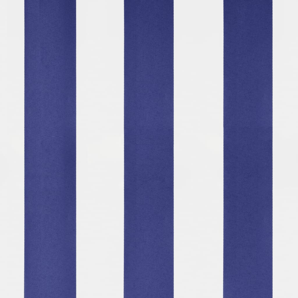 Fritstående markise 600x300 cm stof og stål blå og - hvid, 6 x 3 m, 1 - number 10.