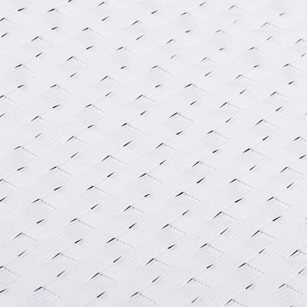 Altanafskærmninger stk. 255x19 cm polyrattan - hvid, 5 - number 7.