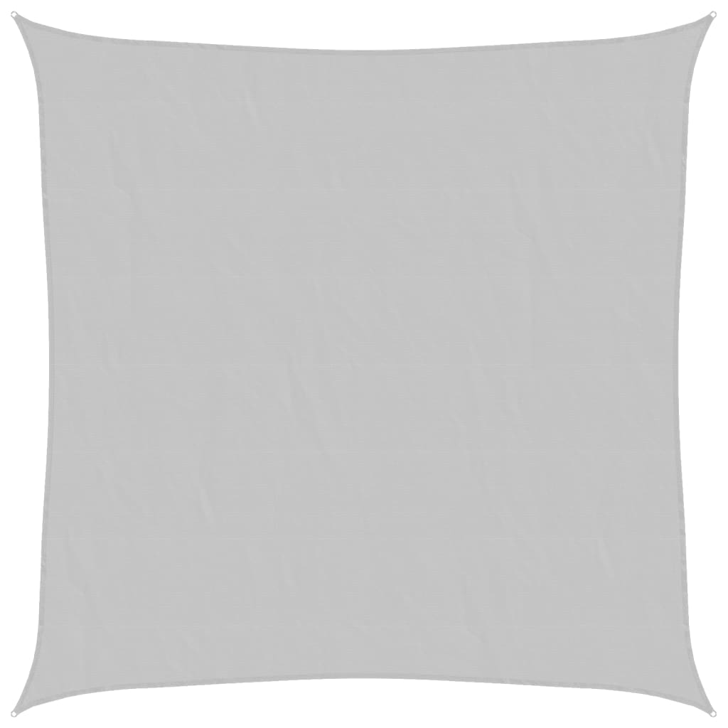 Solsejl 100 % polyesterstof - lysegrå, 3 x 3 m, 1 - number 2.