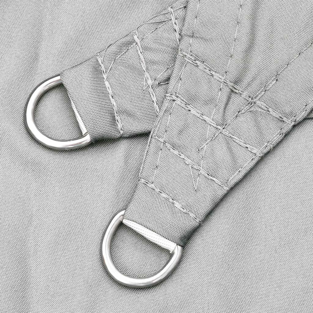 Solsejl 100 % polyesterstof - lysegrå, 3 x 3 m, 1 - number 5.