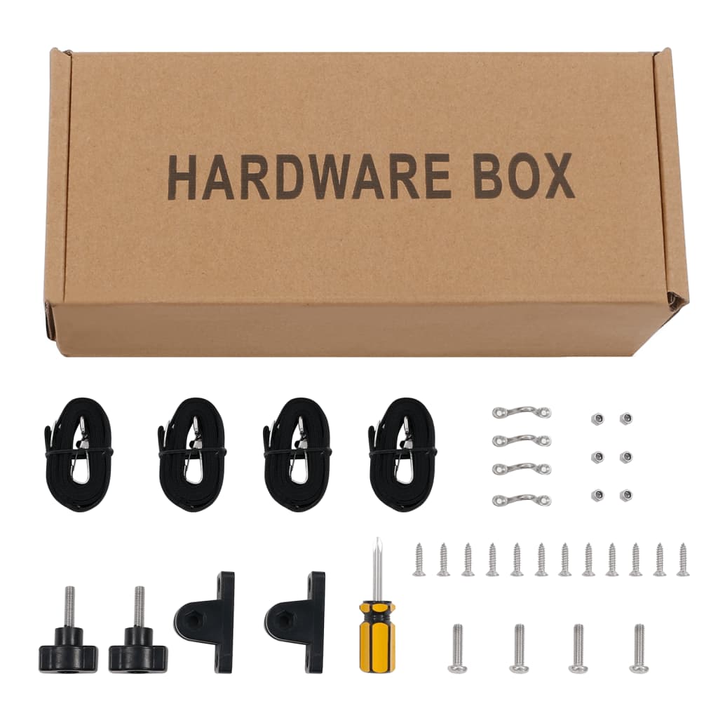 Biminitop med 2 buer - grå, 180 x 150 x 110 cm, 1 - number 7.