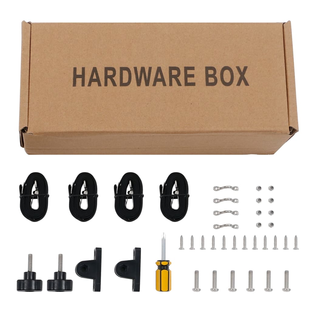 Biminitop med 3 buer - grå, 183 x 160 x 137 cm, 1 - number 7.