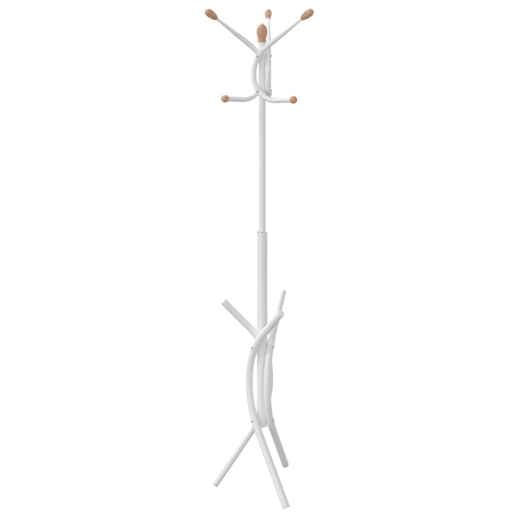 Stumtjener 176 cm pulverlakeret jern - hvid, 1 - number 6.