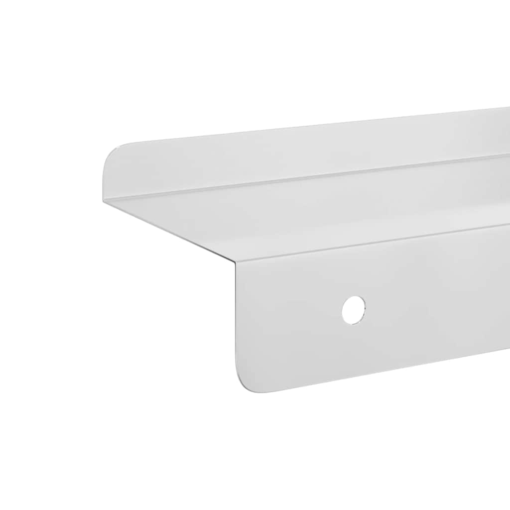 Væghylder 3 stk. rustfrit stål sølvfarvet - number 10.