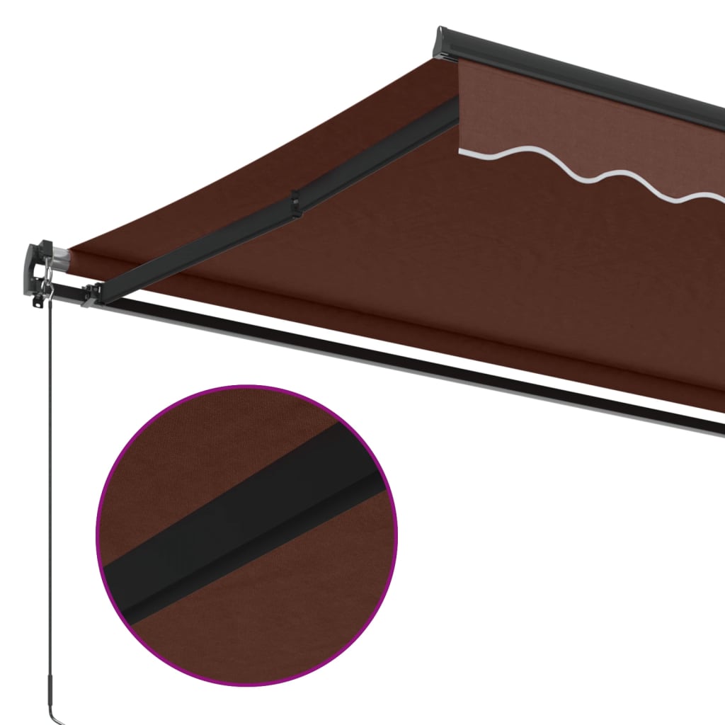 Awning 600x350 manual operation - brown, 500 x 300 cm, 1 - number 7.