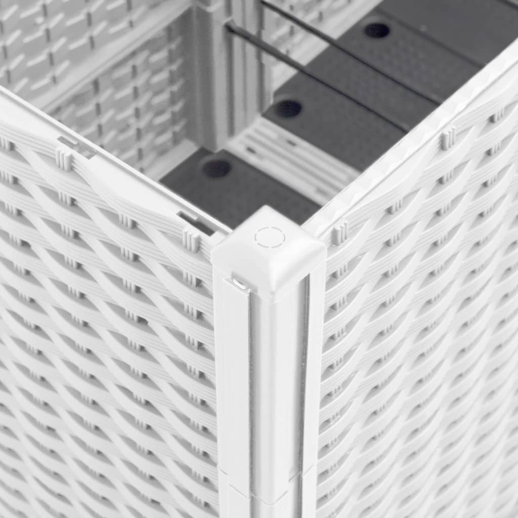 Žardinjera s espalier pp - bijela, 160 x 160 x 140 cm, 1 - number 7.