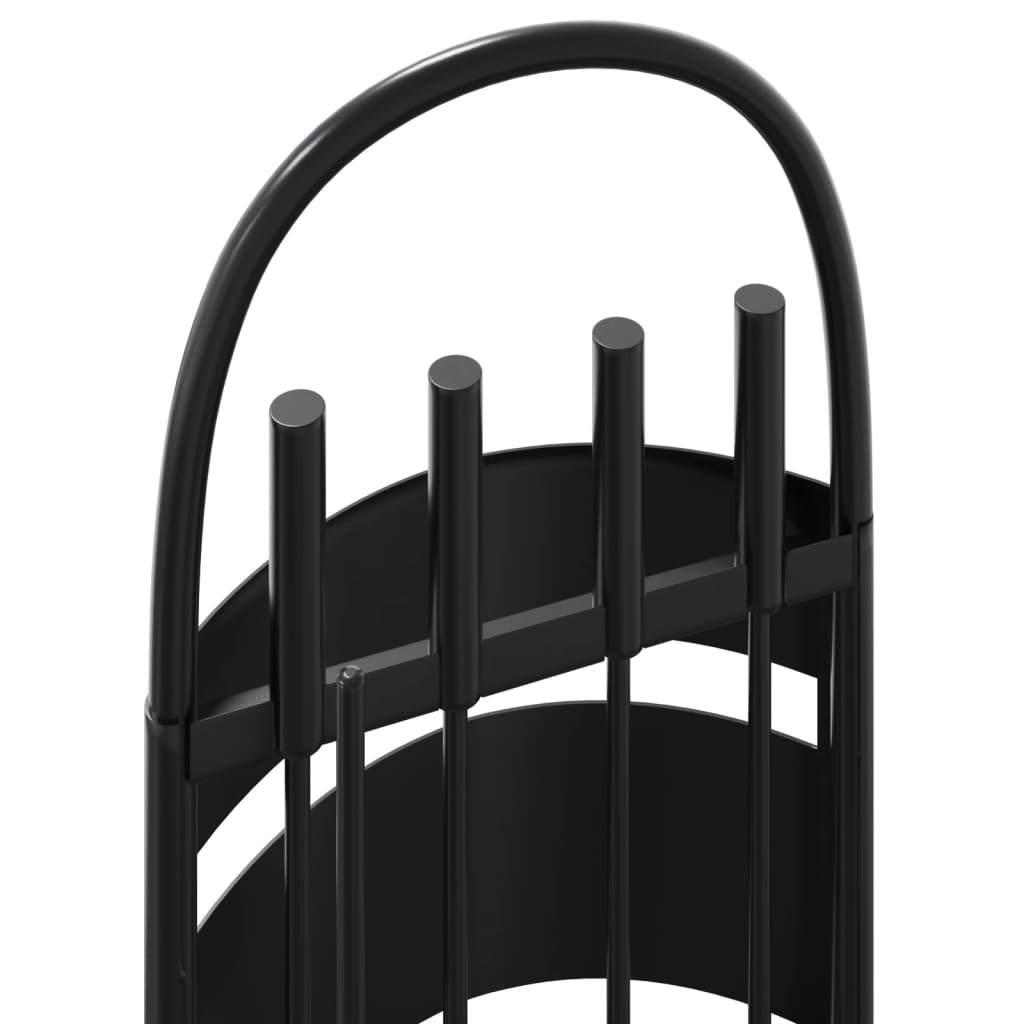 Ensemble de cheminée 5 pièces 23x15x66 cm acier - 2753 g - number 7.