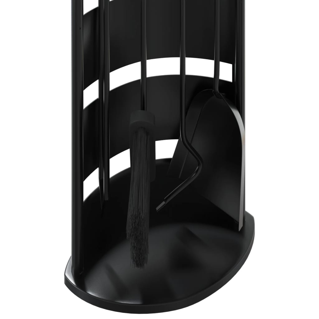 Ensemble de cheminée 5 pièces 23x15x66 cm acier - 2753 g - number 8.