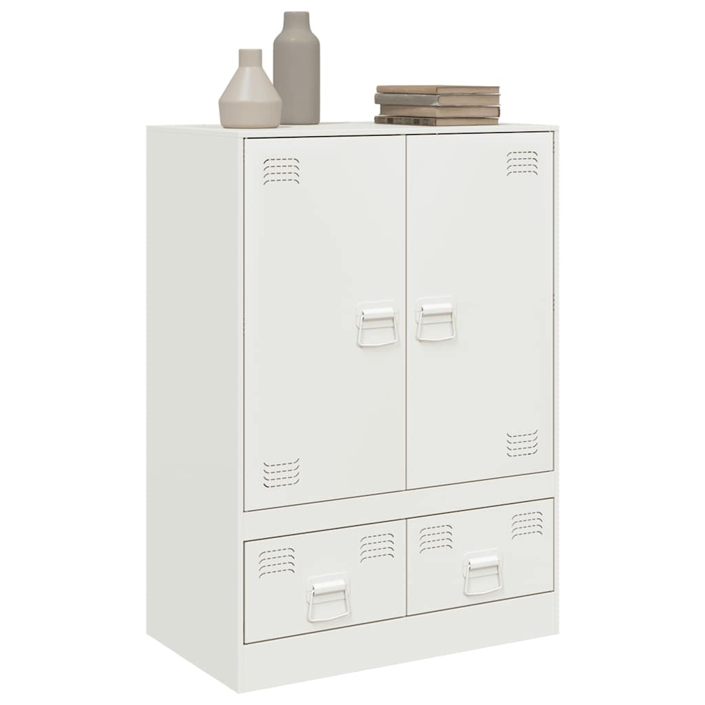 Skab 67x39x95 cm stål - hvid, 1 - number 4.