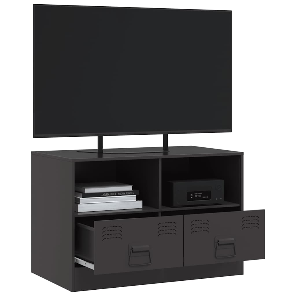 Stolik pod tv 67x39x44 cm stal - czarny, 1 - number 5.