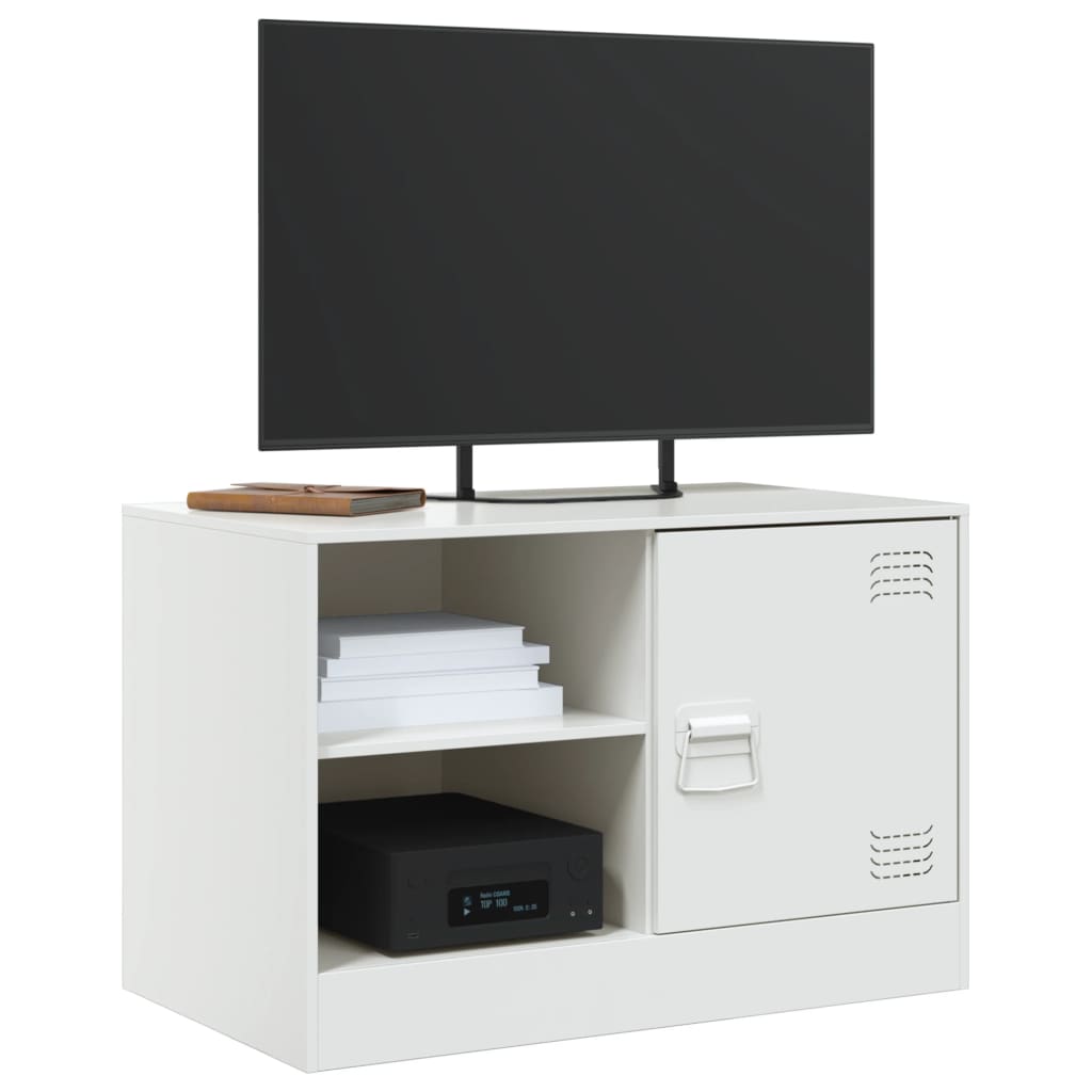 Tv-borde stk. 67x39x44 cm stål - hvid, 2 - number 3.