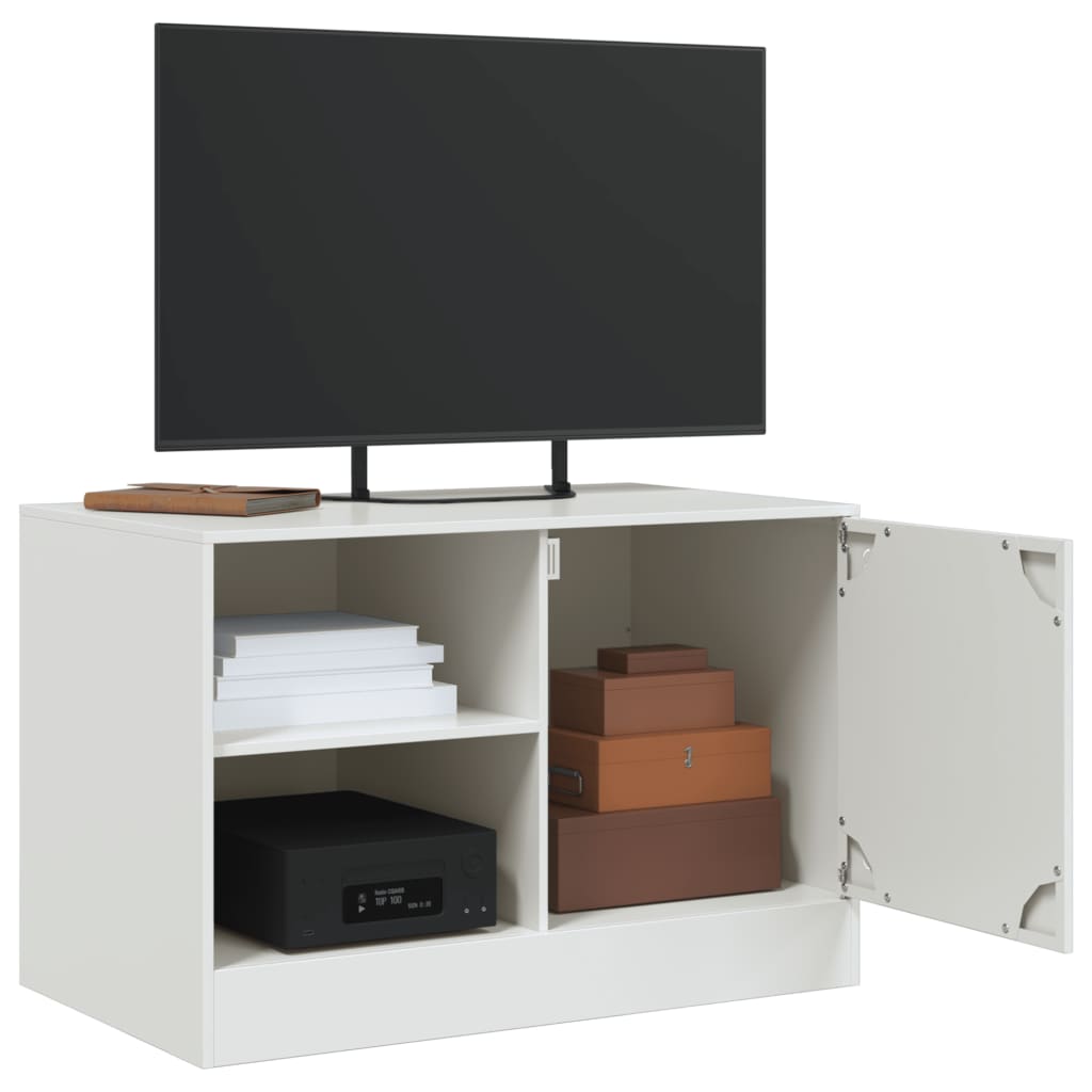 Tv-borde stk. 67x39x44 cm stål - hvid, 2 - number 4.