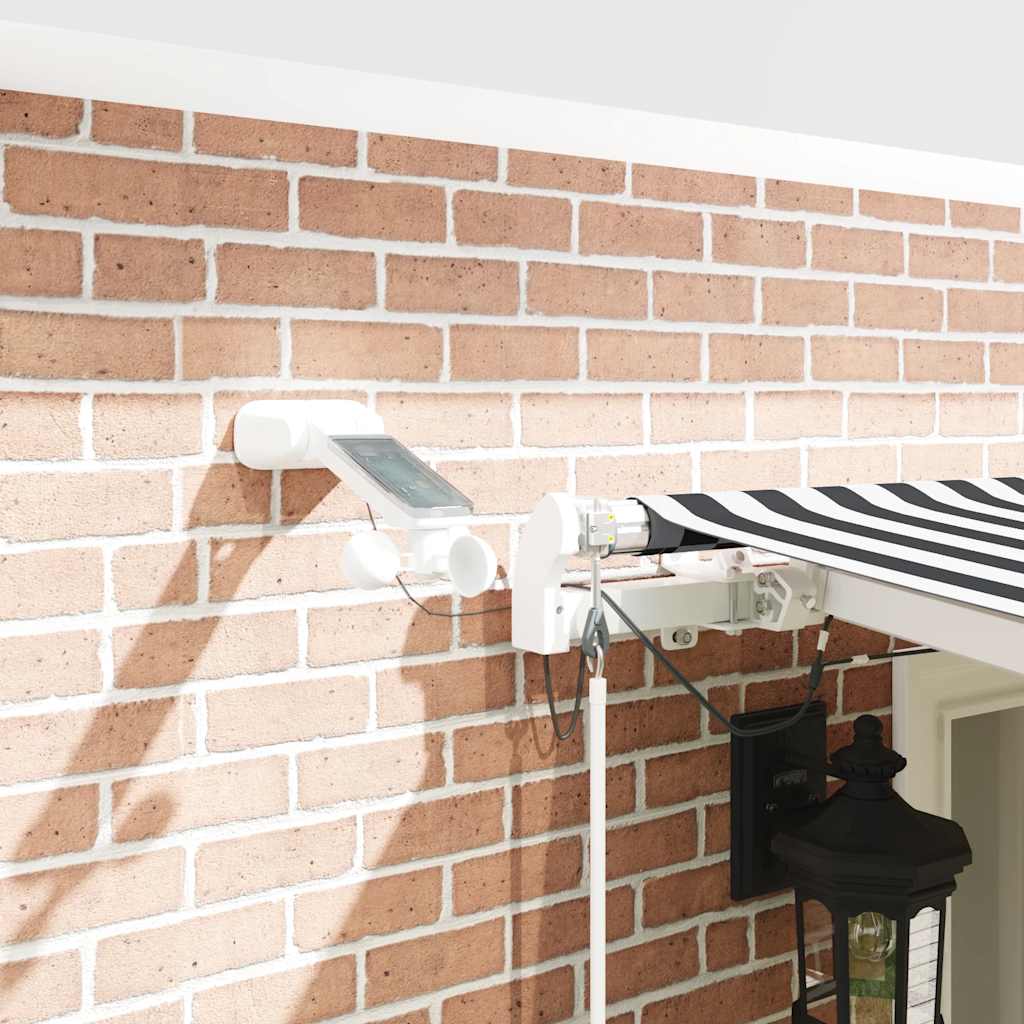 Tenda sa šarkama 600x300 cm automatski rad antracit sivo bijela - number 4.