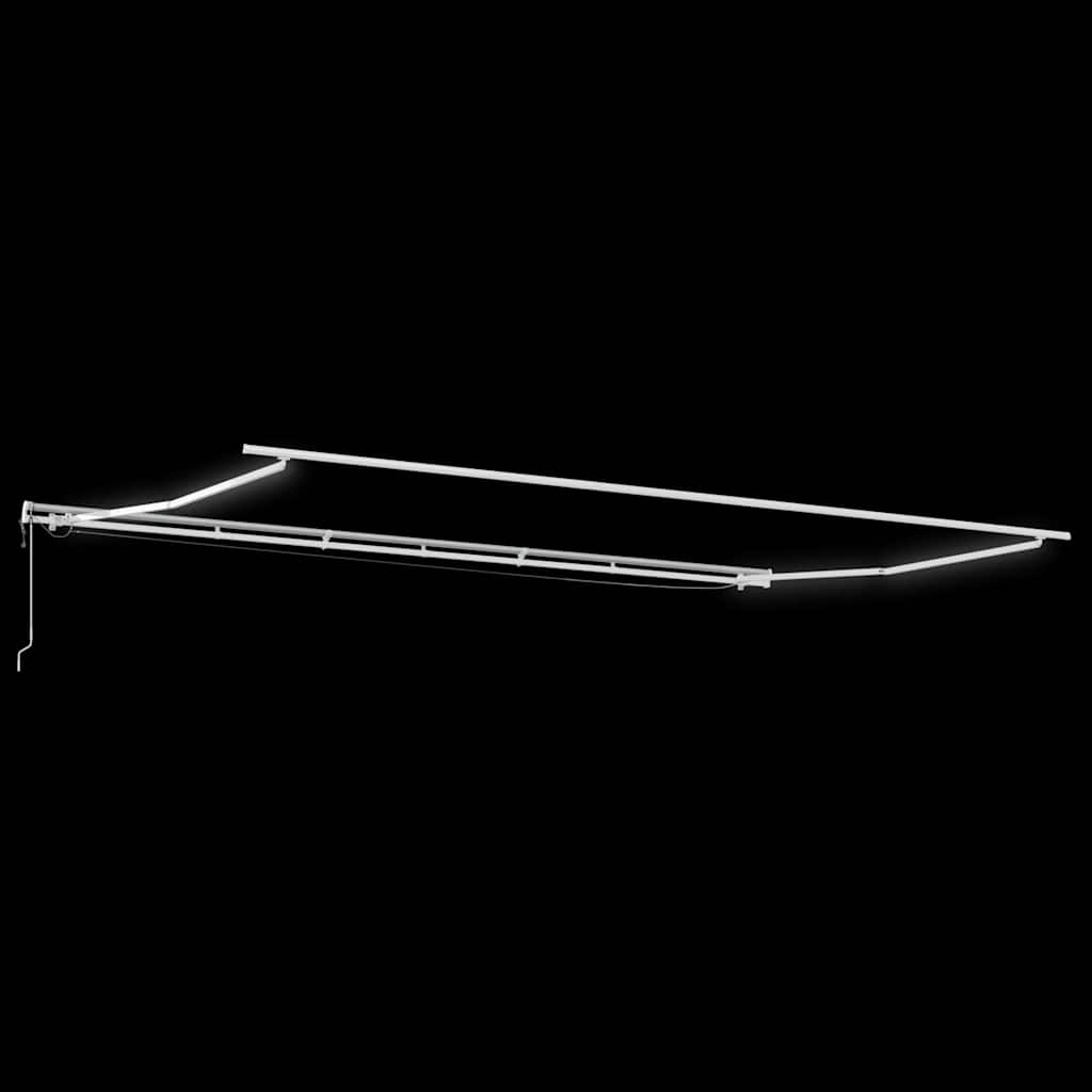 Tenda sa šarkama 600x300 cm automatski rad antracit sivo bijela - number 6.