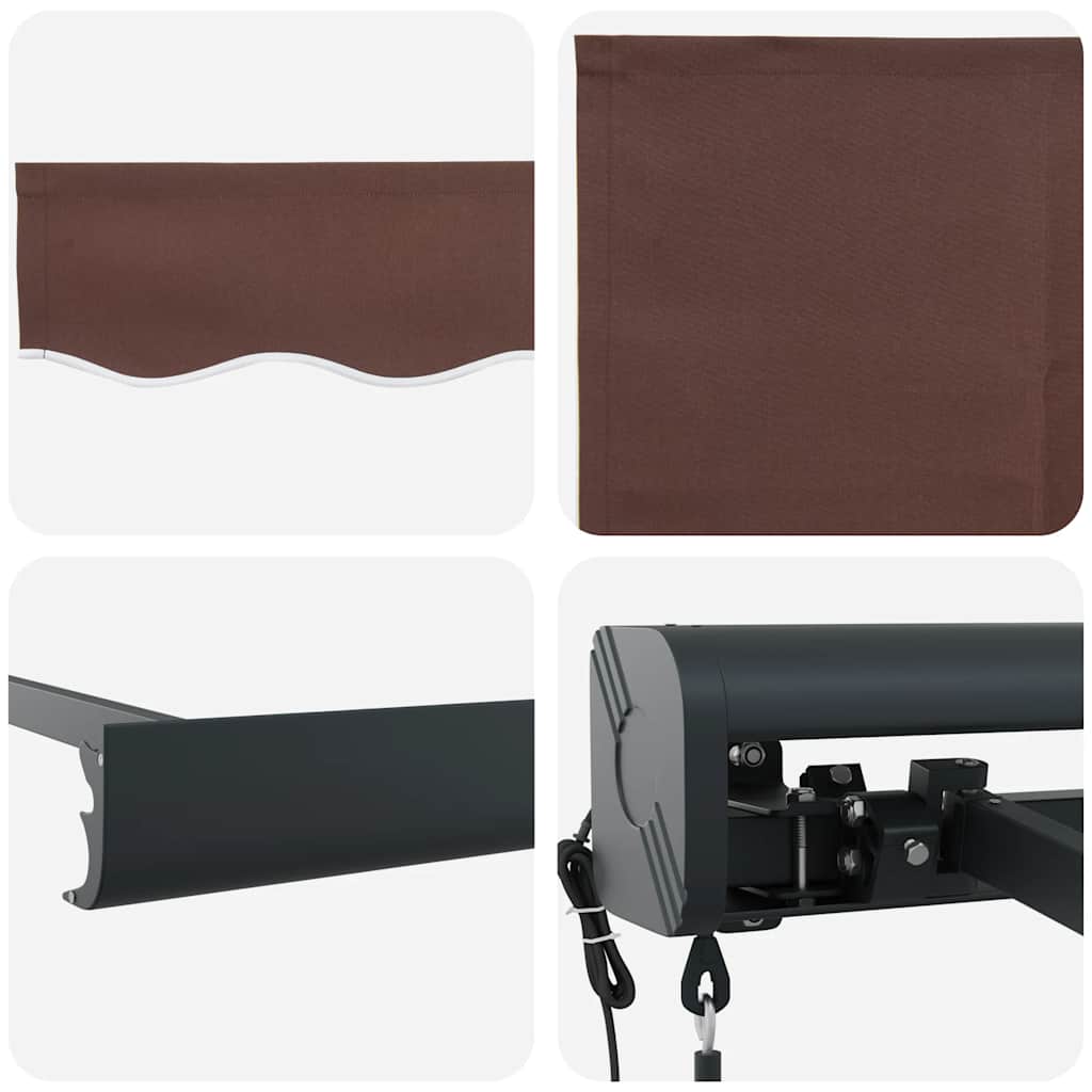 Awning automatic operation - brown, 400 x 300 cm, 1 - number 10.