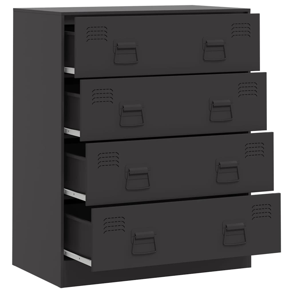 Skænk 67x39x83 cm stål - sort, 1 - number 7.