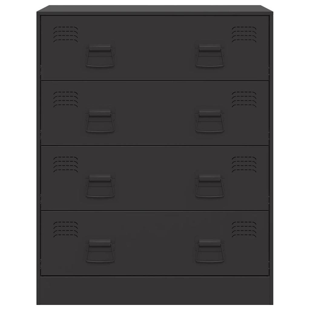 Skænk 67x39x83 cm stål - sort, 1 - number 6.